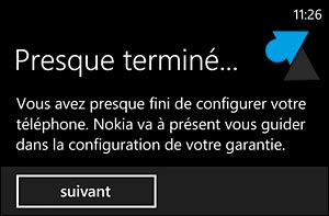 Nokia Lumia premier demarrage Windows Phone