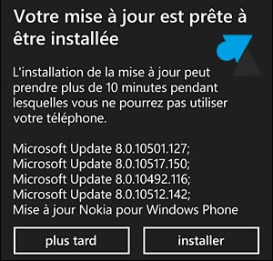 Nokia Lumia Windows Phone 8 telecharger mise a jour systeme