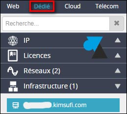 OVH Kimsufi Manager VM serveur virtuel VPS SyS