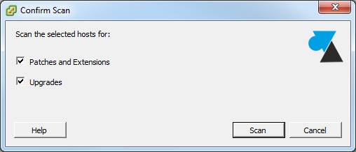tutoriel VMware ESXi vSphere Update Manager