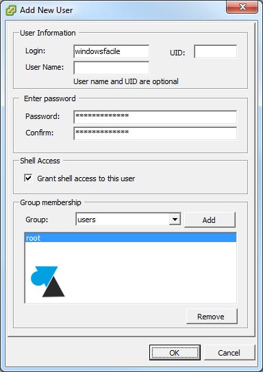tutoriel VMware ESXi vSphere ajouter utilisateur add user