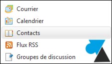 tutoriel sauvegarder contacts Windows Live Mail