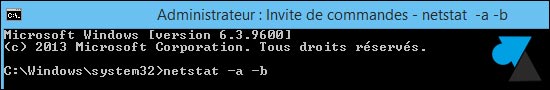 commande reseau Windows netstat cmd