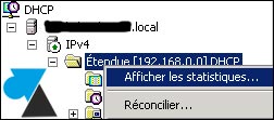 serveur DHCP adresse IP disponible