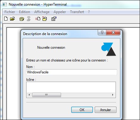 tutoriel hyperterminal windows 7 console port serie
