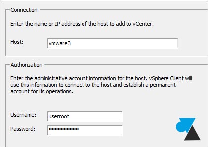 tutoriel vmware esxi vcenter ajouter serveur hote cluster