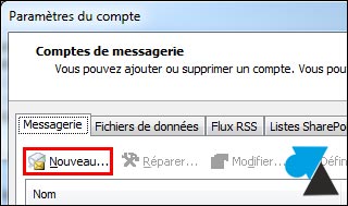 tutoriel Outlook ajouter compte Gmail Google Apps