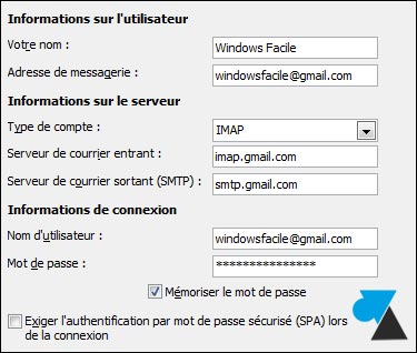 tutoriel Outlook ajouter compte Gmail Google Apps