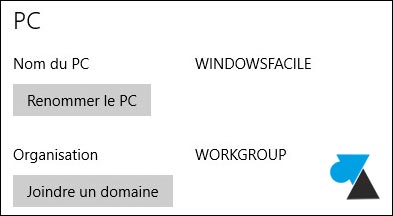 tutoriel Windows 10 joindre domaine Active Directory