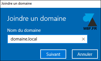 tutoriel joindre domaine Windows 10 Creators Update