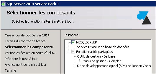 tutoriel telecharger installer SQL Server 2014 SP1