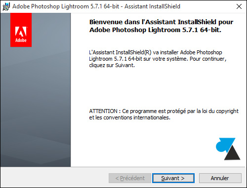 telecharger installer gratuit Adobe Photoshop Lightroom