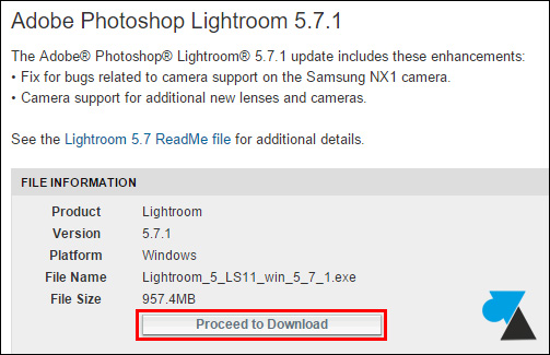 telecharger installer gratuit Adobe Photoshop Lightroom