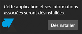 tutoriel désinstaller programme jeu Windows Store 10