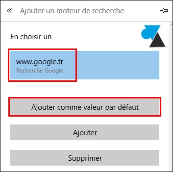 tutoriel Microsoft Edge navigateur Bing Google