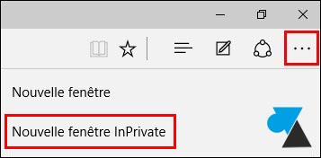 tutoriel Microsoft Edge navigation privée sans historique cache