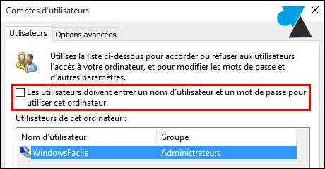 tutoriel Windows 10 supprimer mot de passe démarrage PC