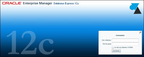 tutoriel serveur Oracle 12 12c EM