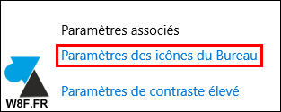 tutoriel parametres icones bureau