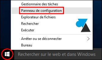 tutoriel Windows 10 Panneau de configuration