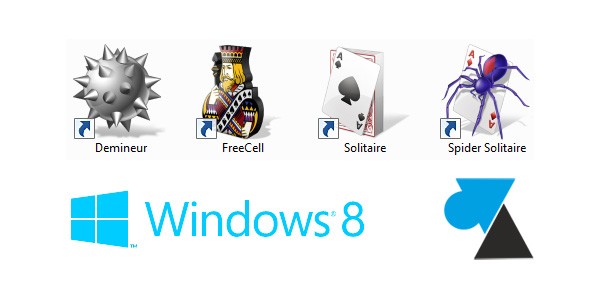 Jeux Démineur, FreeCell et Solitaire sur Windows 8 / 8.1