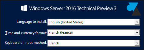 tutoriel telecharger installer Windows Server 2016