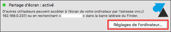 tutoriel Mac OS X partage ecran VNC