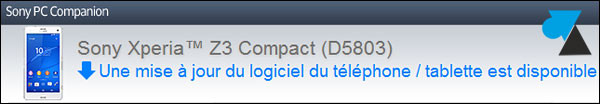 tutoriel telephone smartphone tablette Sony Xperia PC Companion Windows