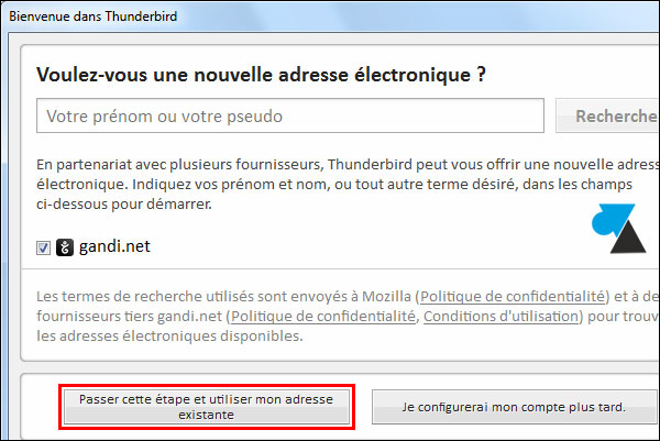 Résultat de recherche d'images pour "installation thunderbird"