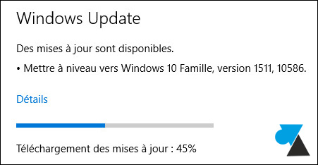 tutoriel Windows 10 Parametres mise a jour securite Windows Update