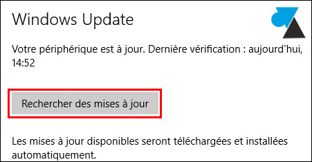 tutoriel Windows 10 Parametres mise a jour securite Windows Update