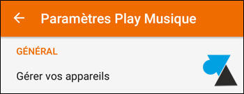 google-music-android-gerer