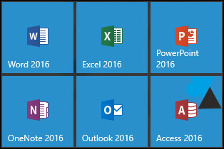 tutoriel Office 2016 Word Excel PowerPoint Outlook Access