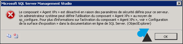 tutoriel SQL Server Agent XPs