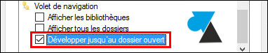 tutoriel Windows 10 Developper dossier ouvert actif