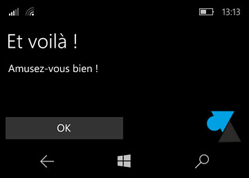 tutoriel configurer installer smartphone Windows 10 Mobile Nokia Microsoft Lumia