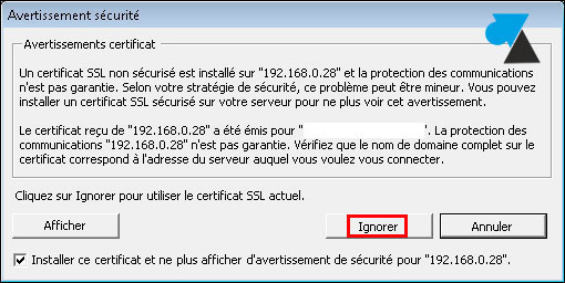 tutoriel VMware ESXi hypervisor certificat SSL console vSphere Client