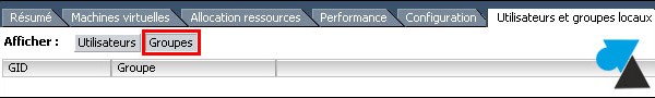 tutoriel VMware vSphere ESXi configurer comptes utilisateur groupe