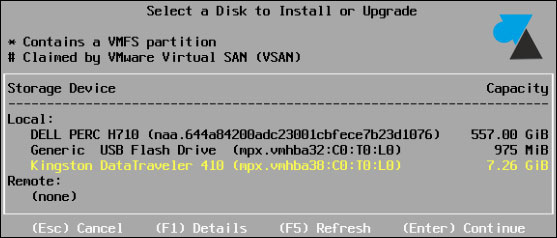 tutoriel installation serveur VMware ESXi hypervisor