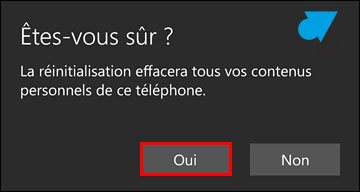 tutoriel Windows 10 Mobile reset smartphone reinitialiser systeme