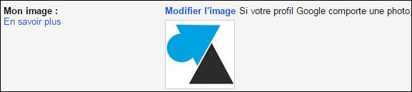 tutoriel avatar image photo profil Gmail