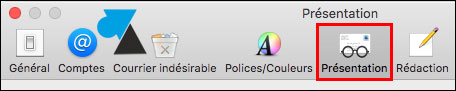tutoriel logiciel Mail Mac Apple iMac Macbook présentation affichage messages