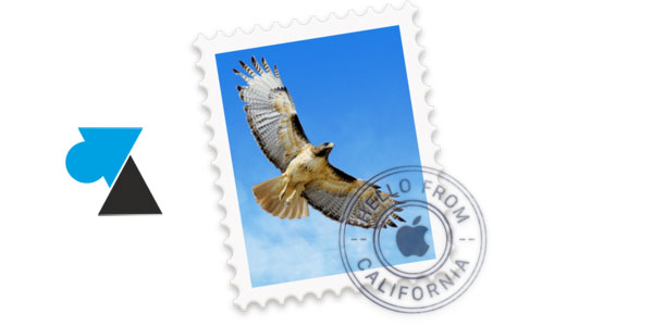 WF Mail Mac OS icone timbre aigle