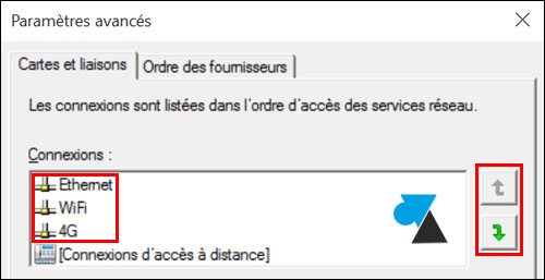 tutoriel Windows 10 connexion carte réseau Ethernet sans fil Wifi