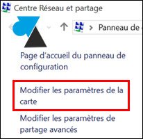 tutoriel Windows 10 connexion carte réseau Ethernet sans fil Wifi