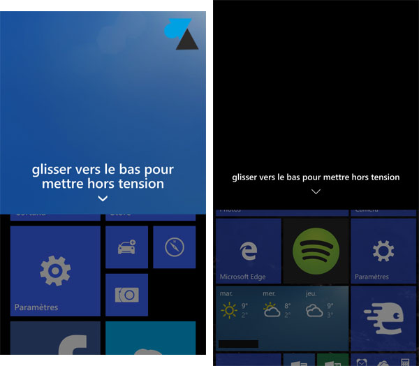 comparaison Windows Phone 8 et Windows 10 Mobile smartphone Nokia Microsoft Lumia