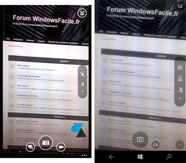 comparaison Windows Phone 8 et Windows 10 Mobile smartphone Nokia Microsoft Lumia