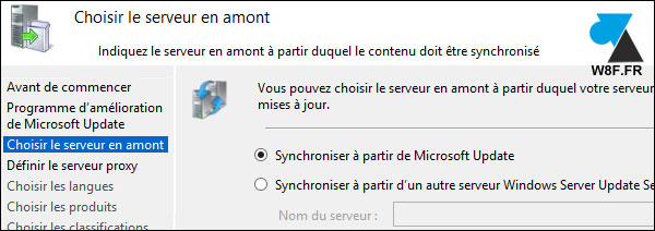 tutoriel WSUS Windows Server Update Services