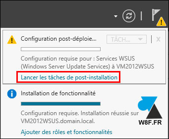tutoriel installation WSUS Windows Server Update Services