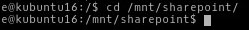 sharepoint linux mnt